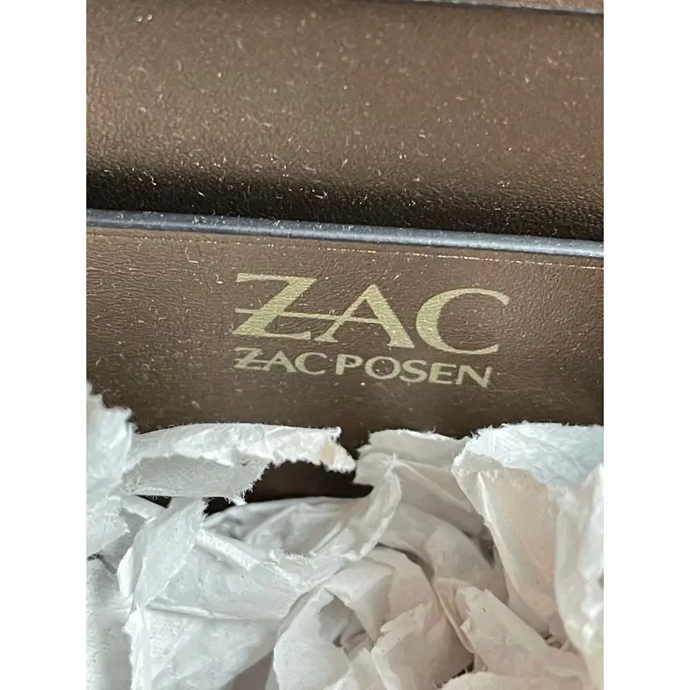 Zac Posen Pearl Purple Leather Satchel Mini Bag NWT